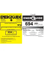 Preview for 1 page of Viking DDSB542DSS Energy Manual