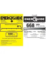 Viking DDSB548SS Energy Manual preview