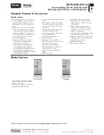 Viking DDSF136D Series Specification Sheet предпросмотр