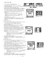 Preview for 38 page of Viking DERT361-5B Series User Manual