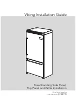 Предварительный просмотр 1 страницы Viking Designer DDFF136SS Installation Manual