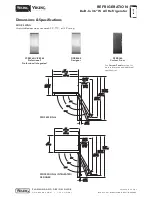 Preview for 4 page of Viking Designer DDRB364 Specifications