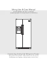 Preview for 1 page of Viking Designer DDSF136DSS Use & Care Manual