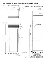 Предварительный просмотр 4 страницы Viking Designer DDWB300 Specifications