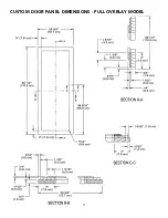 Предварительный просмотр 11 страницы Viking Designer DDWB300 Specifications