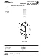 Предварительный просмотр 90 страницы Viking Designer DFBB536 Specifications