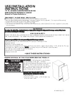 Viking Designer DFUR140R Installation Instructions Manual preview