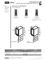 Preview for 2 page of Viking Designer DFUW1541CR Dimensions And Installation Information