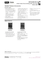 Viking Designer DFUW2441CR Dimensions And Installation Information preview