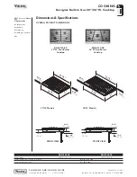 Предварительный просмотр 2 страницы Viking Designer DGSU100-4B Specification Sheet