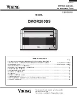 Viking Designer DMOR200SS Service Manual предпросмотр