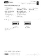 Viking Designer DMOR205 Specification Sheet предпросмотр