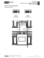 Предварительный просмотр 3 страницы Viking Designer DMOR205 Specification Sheet