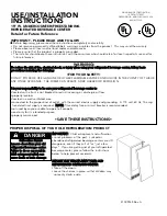 Viking Designer DUAR140 Use & Installation Instructions Manual preview