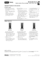 Viking DFUW154 Specification Sheet preview