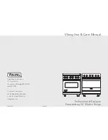 Preview for 1 page of Viking DSCE1304BSS User Manual