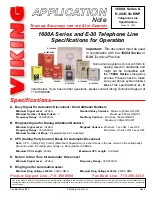 Viking E-1600-03A Application Note preview