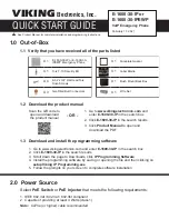 Viking E-1600-30-IP Quick Start Manual preview