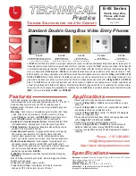 Viking E-65-SS Technical Manual предпросмотр