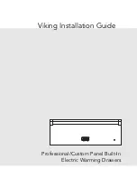 Viking EVEWD527 Installation Manual preview