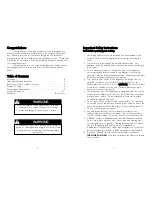 Preview for 2 page of Viking F20111B Use And Care Manual