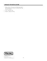 Предварительный просмотр 8 страницы Viking F20380 Installation Instructions Manual