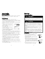 Preview for 8 page of Viking F20394 Use And Care Manual