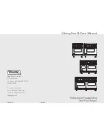 Viking F20532A Use & Care Manual предпросмотр