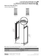 Предварительный просмотр 2 страницы Viking FDSB5421D Series Dimensions & Specifications