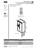 Preview for 3 page of Viking FDSB5421D Series Specification Sheet