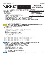 Предварительный просмотр 2 страницы Viking FSC-28B Technical Data Manual