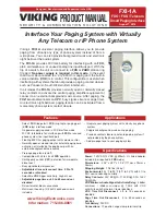 Preview for 1 page of Viking FXI-1A Product Manual