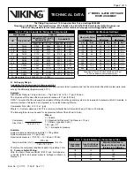 Preview for 2 page of Viking G-2000 Technical Data Manual