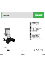 Viking GE 35 L Instruction Manual preview