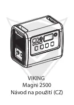 Предварительный просмотр 1 страницы Viking Magni 2500 User Manual