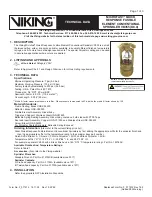 Viking MICROFAST VK355 Technical Data Manual preview