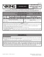 Предварительный просмотр 3 страницы Viking MicrofastHP VK340 Technical Data Manual