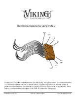 Preview for 3 page of Viking PDS-21 Owner'S Manual