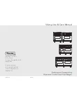 Viking Professional Custom VDSC530T4BSS Use & Care Manual preview