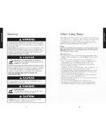 Preview for 7 page of Viking Professional Custom VDSC5364GSS Use & Care Manual