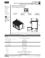 Предварительный просмотр 3 страницы Viking Professional Custom VDSC548-8B Specifications