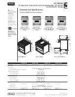 Предварительный просмотр 2 страницы Viking Professional Custom VGCC530-4B Dimension Manual