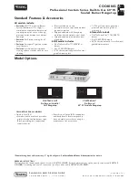 Viking Professional Custom VGRT5606GQ Specification Sheet preview