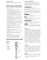 Preview for 2 page of Viking Professional VBLG01 Use And Care Manual