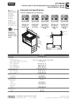 Предварительный просмотр 3 страницы Viking Professional VDSC4876G Specification Sheet