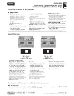 Viking Professional VGRC6056GD Specification Sheet предпросмотр