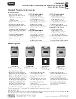 Viking Professional VGSC306-4B Specification Sheet preview