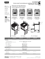 Предварительный просмотр 2 страницы Viking Professional VGSC306-4B Specification Sheet