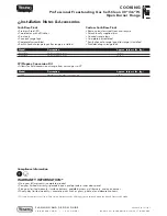 Предварительный просмотр 6 страницы Viking Professional VGSC306-4B Specification Sheet