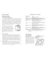 Preview for 6 page of Viking Professional VGSC487-6G Use And Care Manual